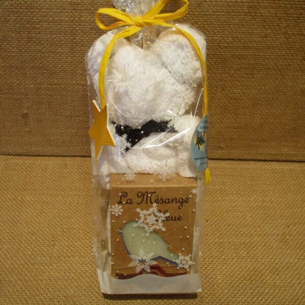 Sachet-cadeau-savon-parfume-et-serviette-pliage-nounours-la-mesange-bleue